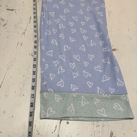 Cuddl Duds 2-Piece Classic Jersey Notch Collar Novelty Pajama Set Blue 3XL - Picture 16 of 16